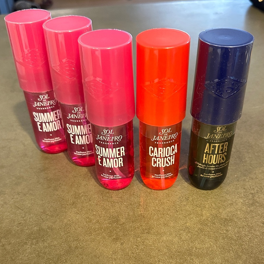 Sol de Janeiro unopened collection
Summer e amor, Carioca crush, after hours